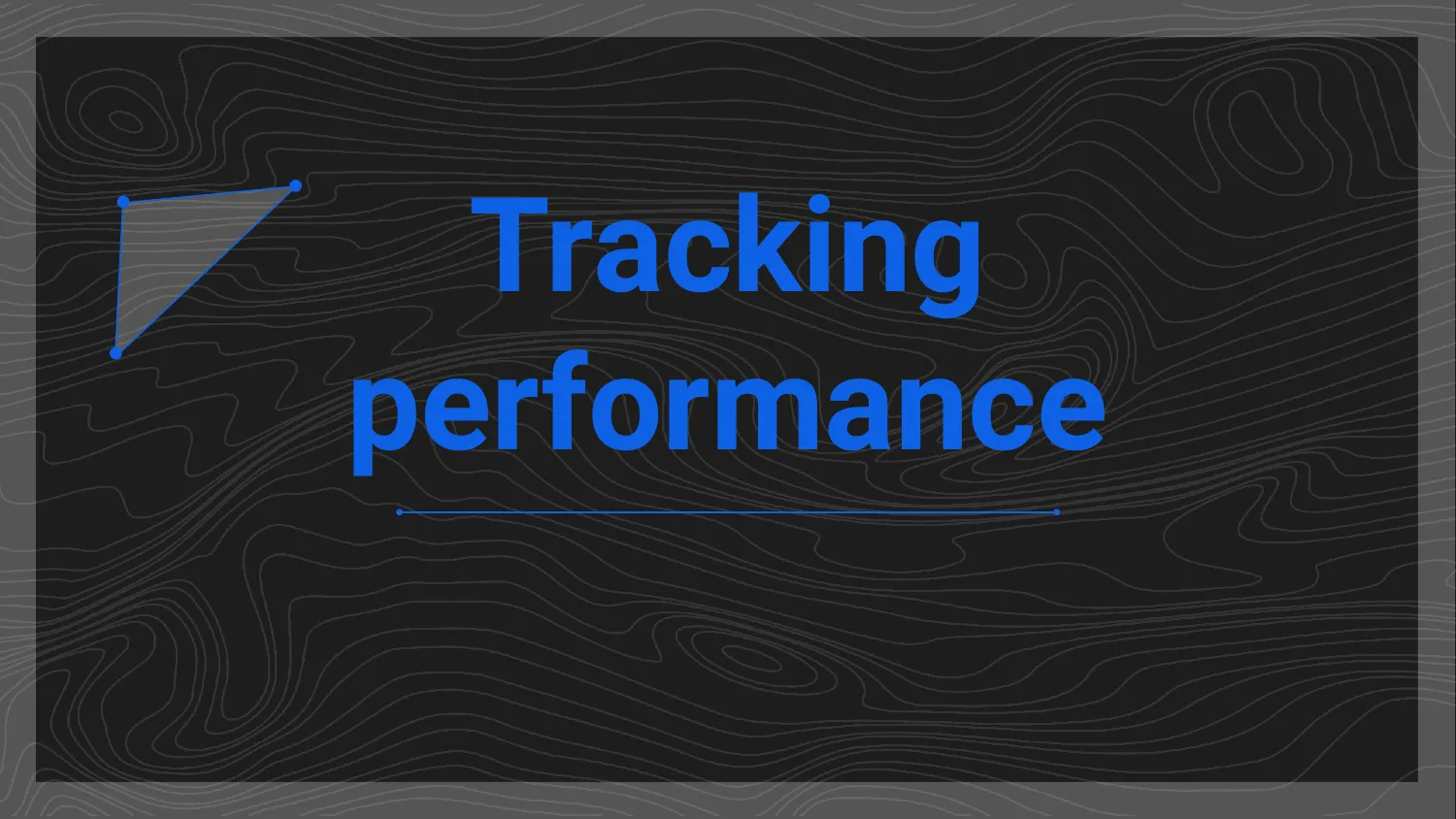 Section slide: "Suivre les performances"